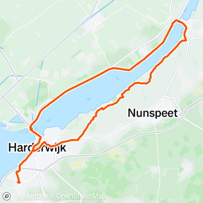 Rondje Veluwemeer Elburg Hierden Harderwijk Km Cycling Route