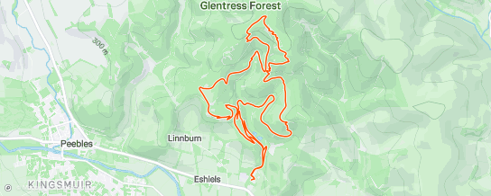 glentress red route map