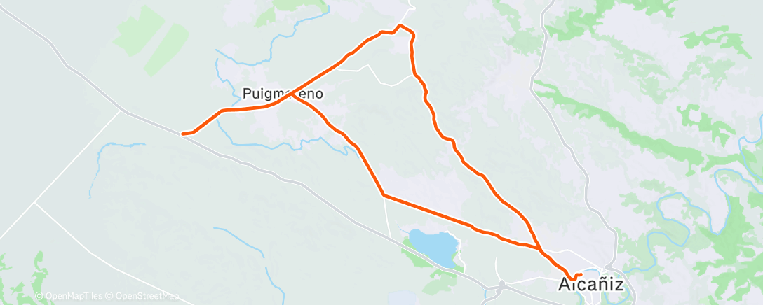 Map of the activity, Morning Ride