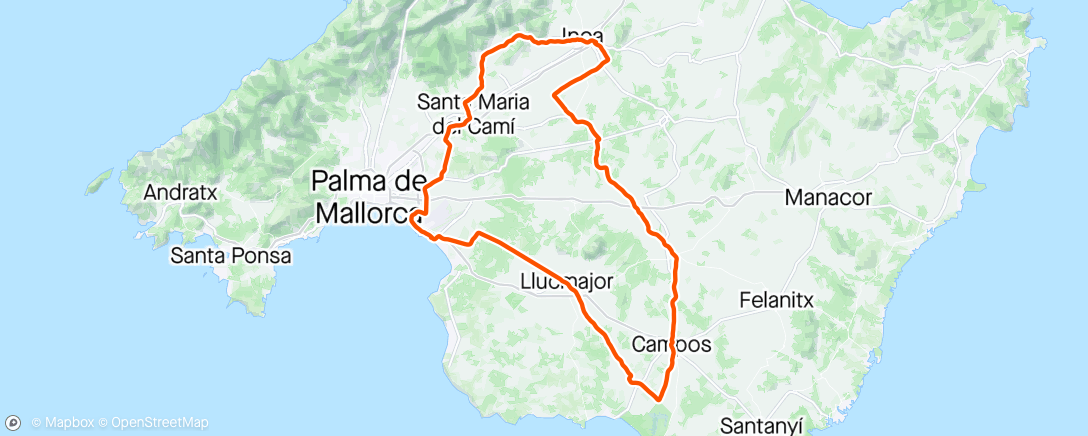 Map of the activity, Mallorca #3