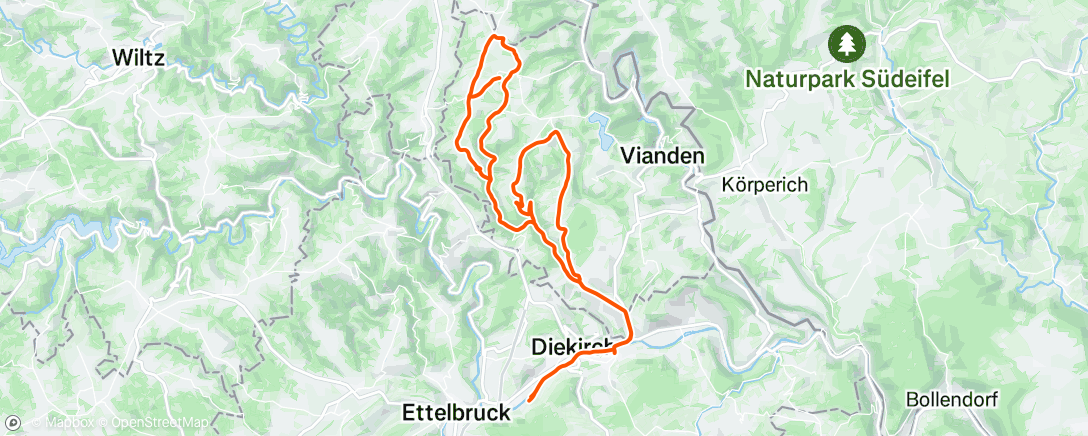 Map of the activity, Namiddagrit