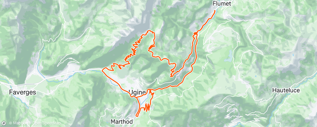 Map of the activity, Sortie vélo dans l'après-midi