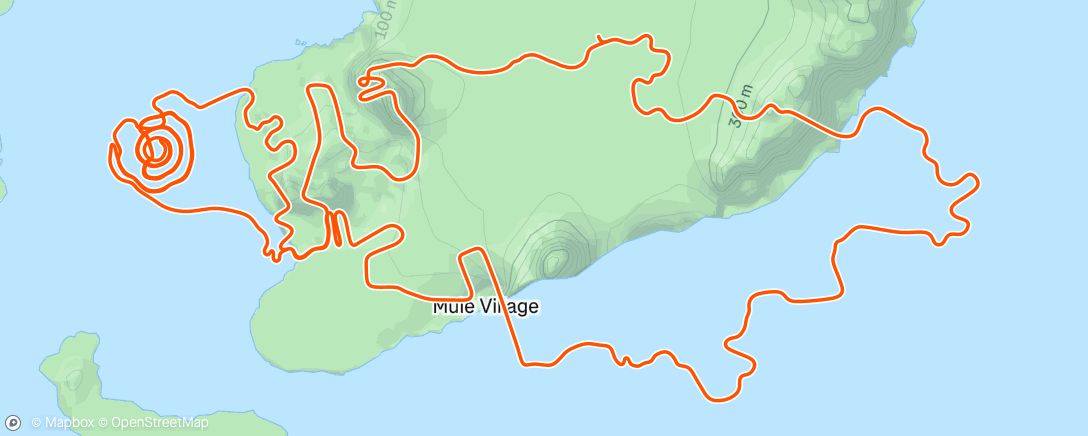 Map of the activity, Zwift - Race: UK Armed Forces Cycling Community Race Night (C) on Out And Back Again in Watopia