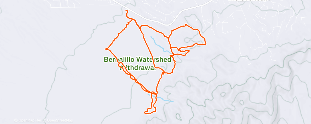 Map of the activity, Afternoon Ride