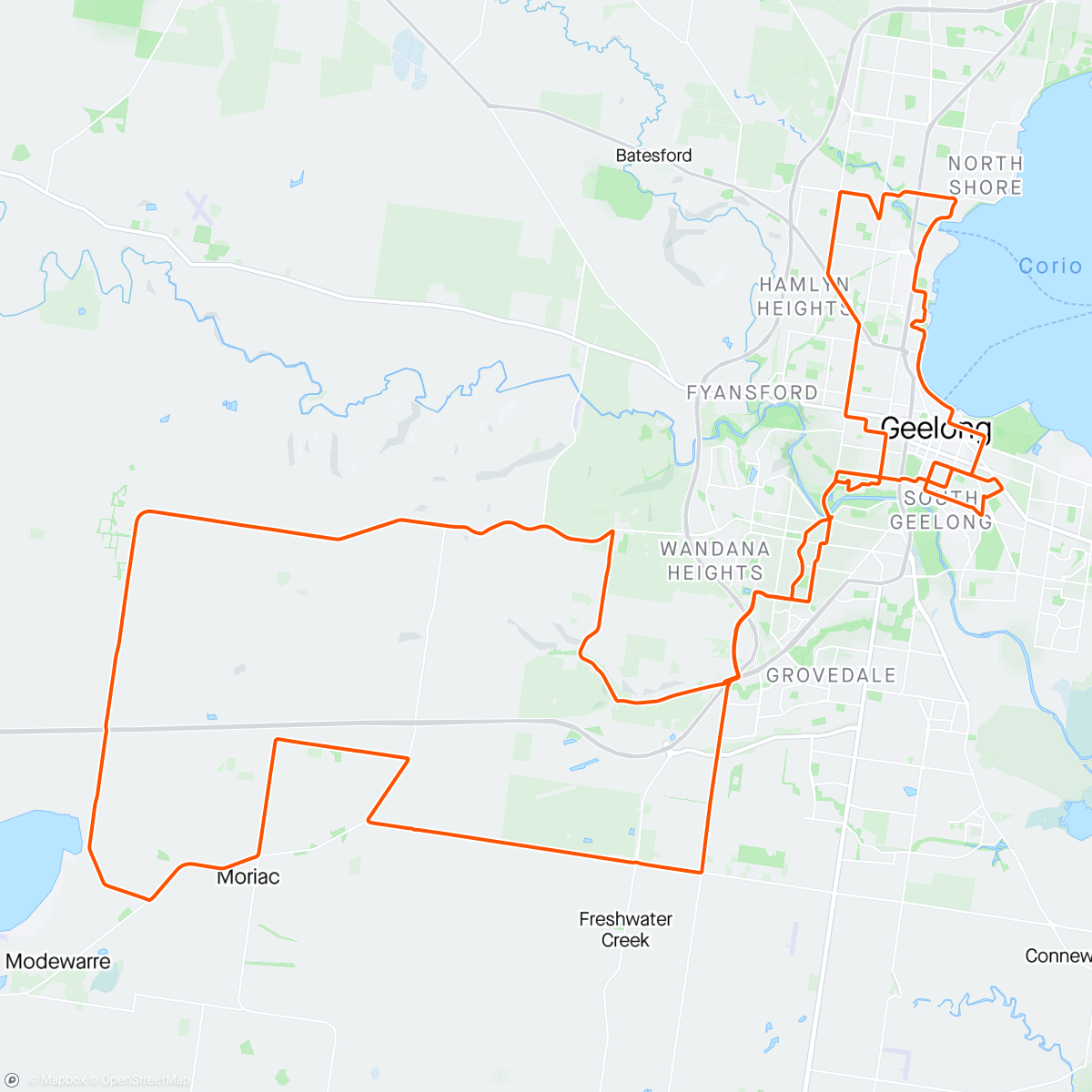 Map of the activity, Grumpy old man ride. Lest we forget( and not my dementia)
