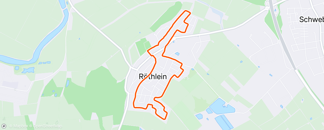 Map of the activity, Spaziergang am Nachmittag