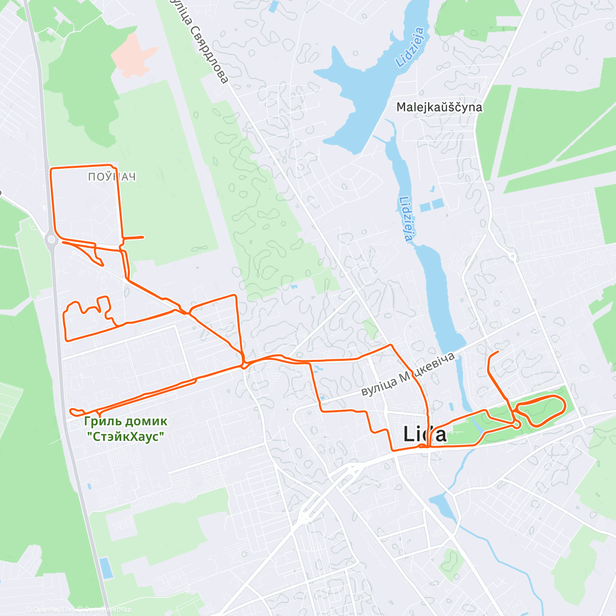 Map of the activity, Обкатка Decathlon Sport 7.2