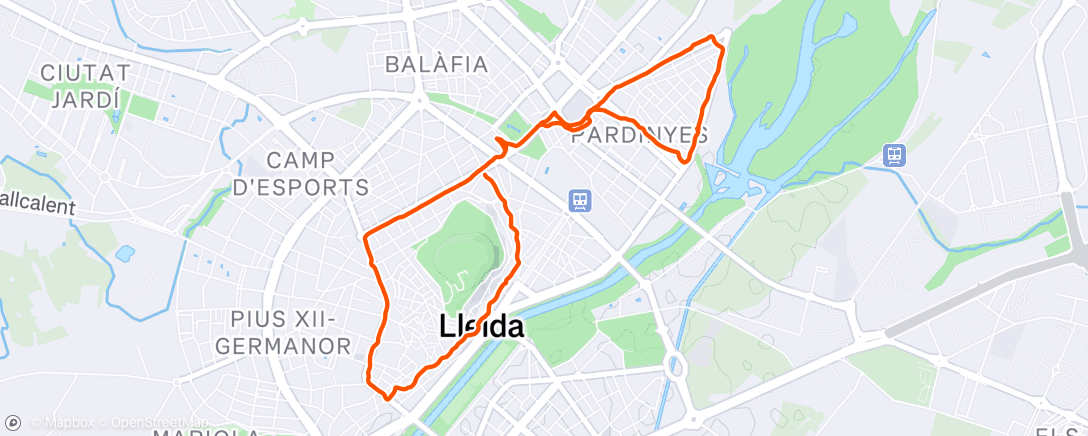 Карта физической активности (L-voltes)