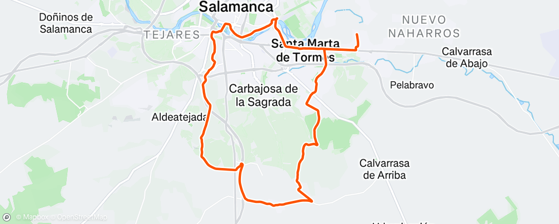 Map of the activity, Mañana de niebla y de paseo🤗