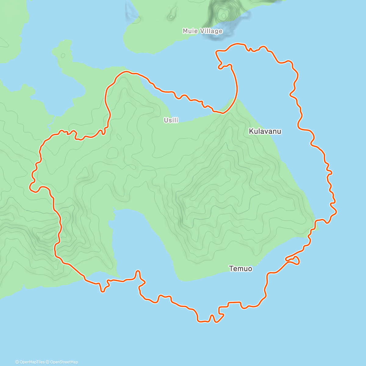 Map of the activity, Zwift - Sugar Cookie in Watopia