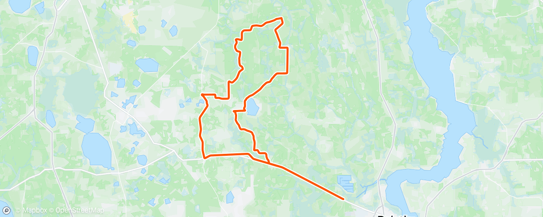 Map of the activity, North Florida Grind