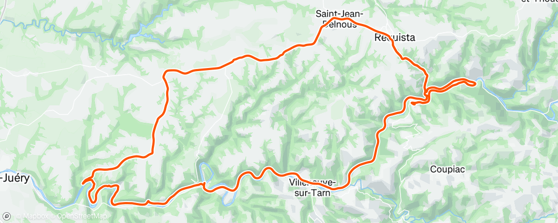 Carte de l'activité