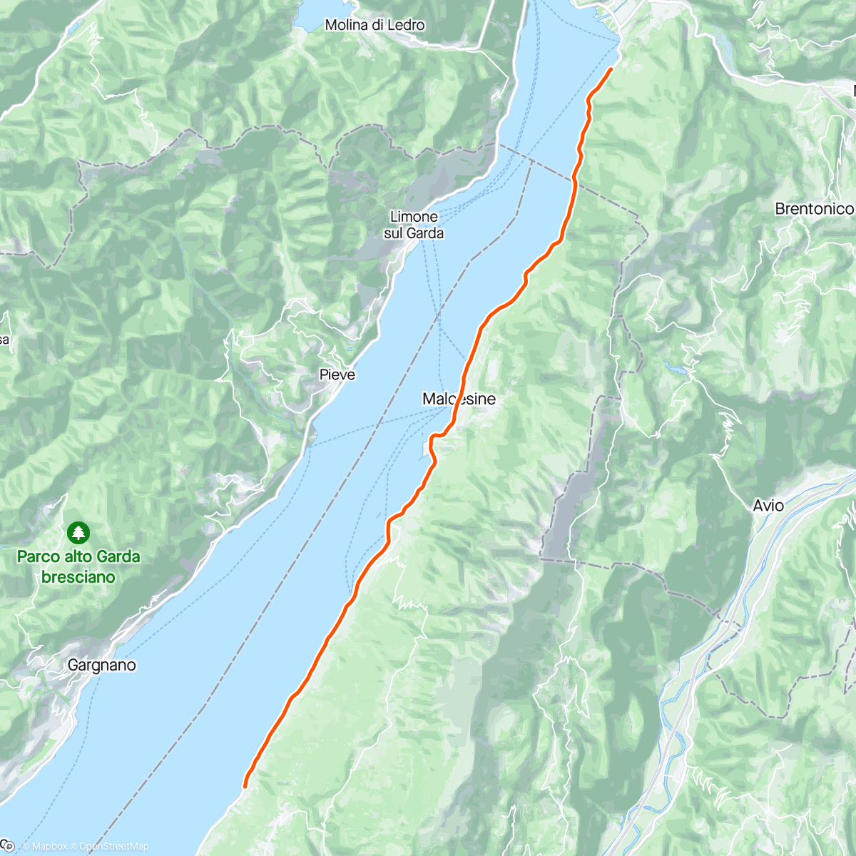Mapa da atividade, -- 85.7 km tonight -----
Strava is not reliable....
Lago di Garda | Italy