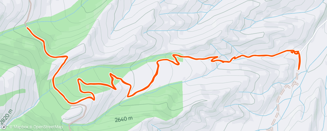 Map of the activity, Morning Trail Run