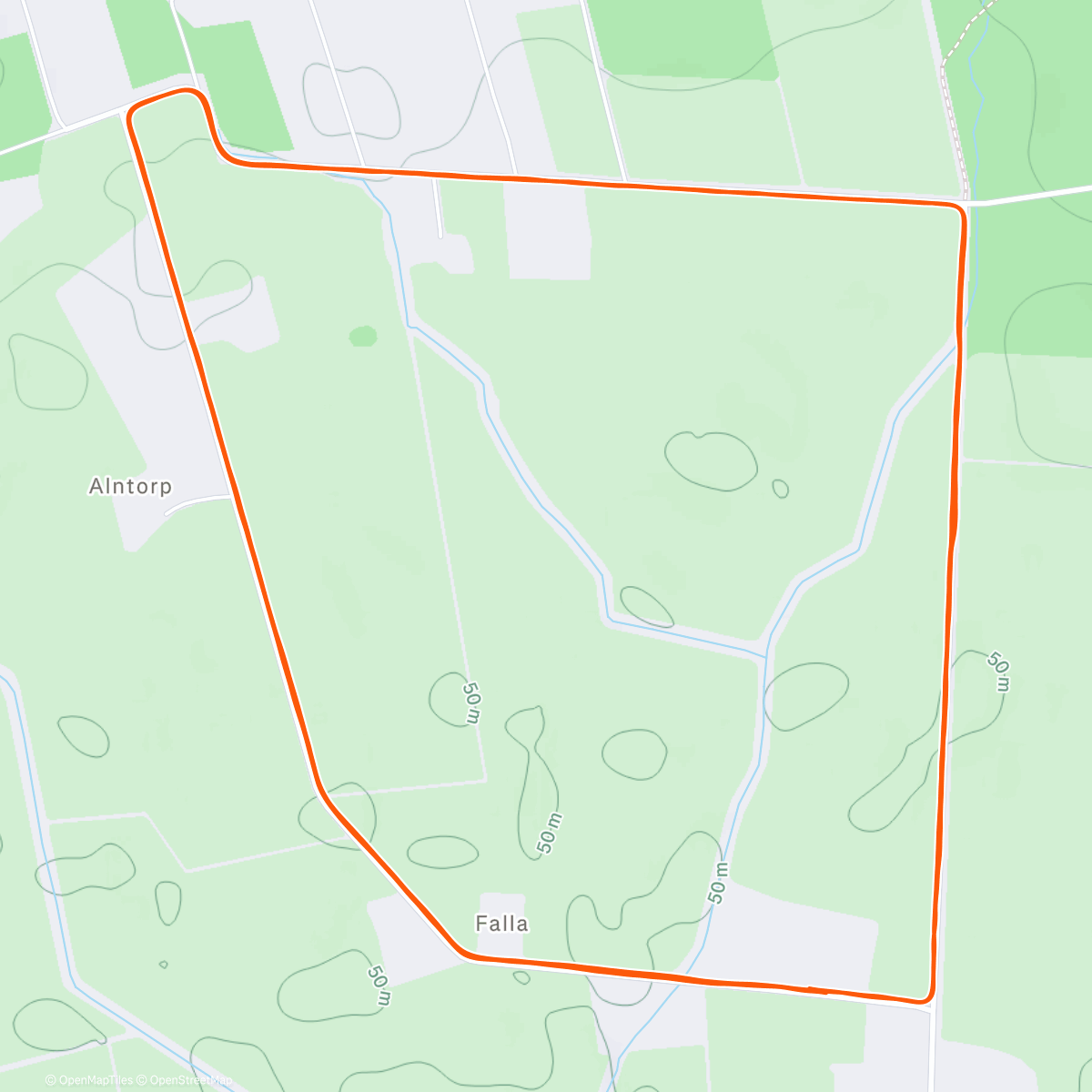 Map of the activity, 40’