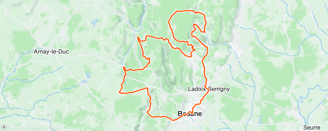 Map of the activity, Grimpette bronzette ☀️