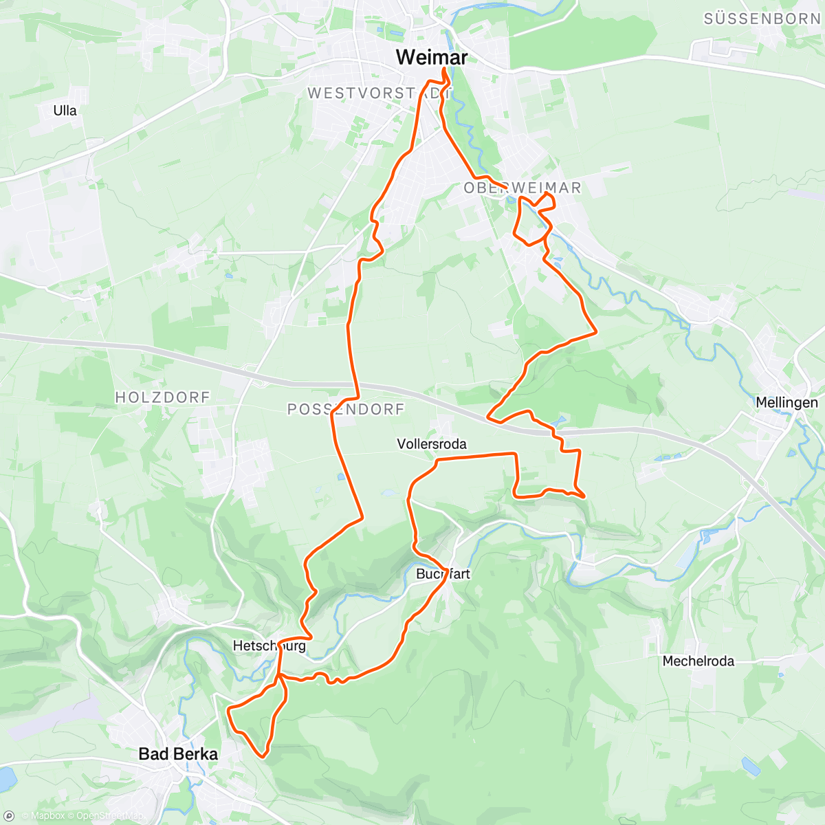 Map of the activity, "Kleine" Hometrail-Runde 🙈