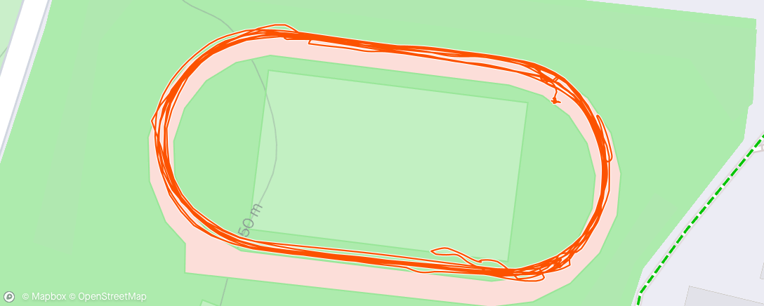 Map of the activity, Pre Race