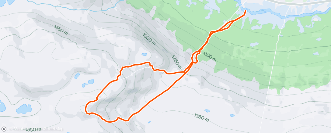 アクティビティ「Morning Backcountry Ski」の地図