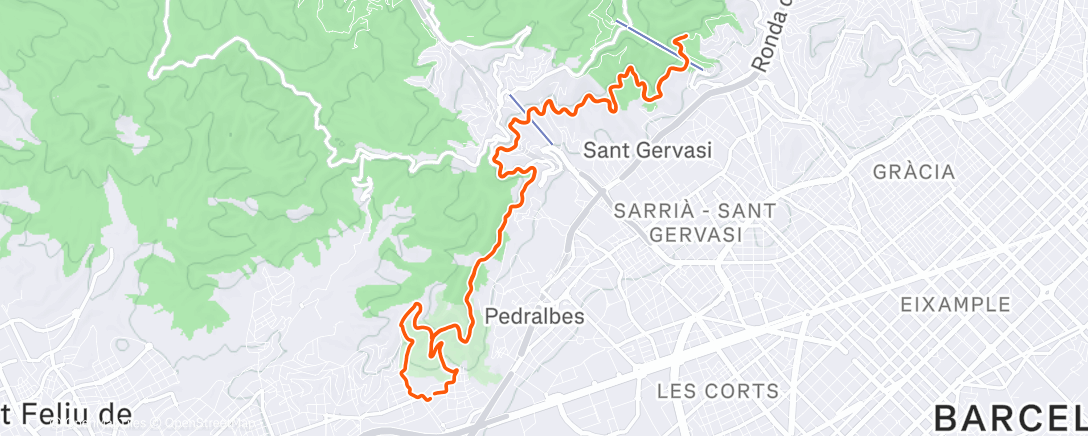 Карта физической активности (Lunch Run ☔️ 🌧️)