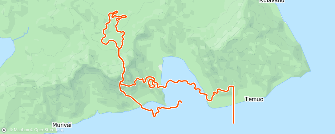 Map of the activity, Zwift - rehab in Watopia