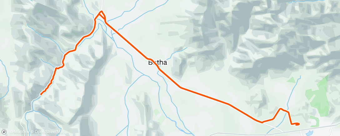 Mapa da atividade, Morning Ride