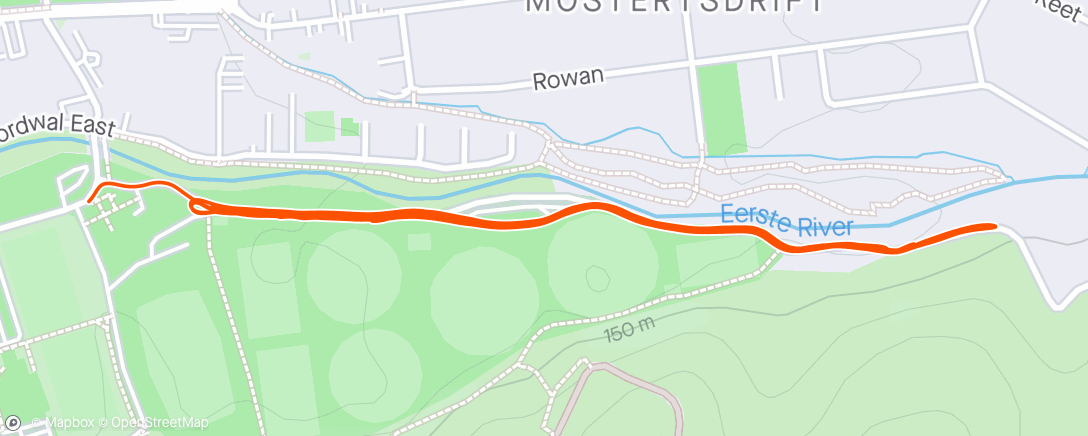 Map of the activity, Long intervals