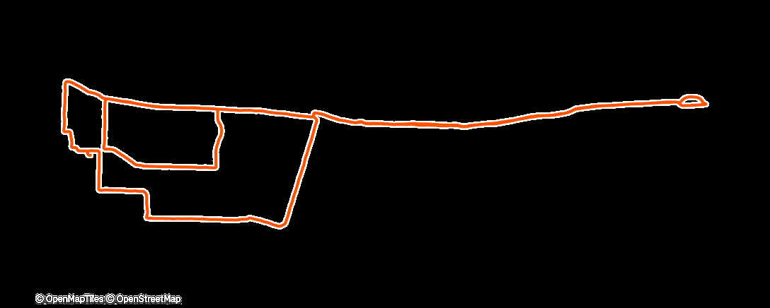 Map of the activity, Утренний забег