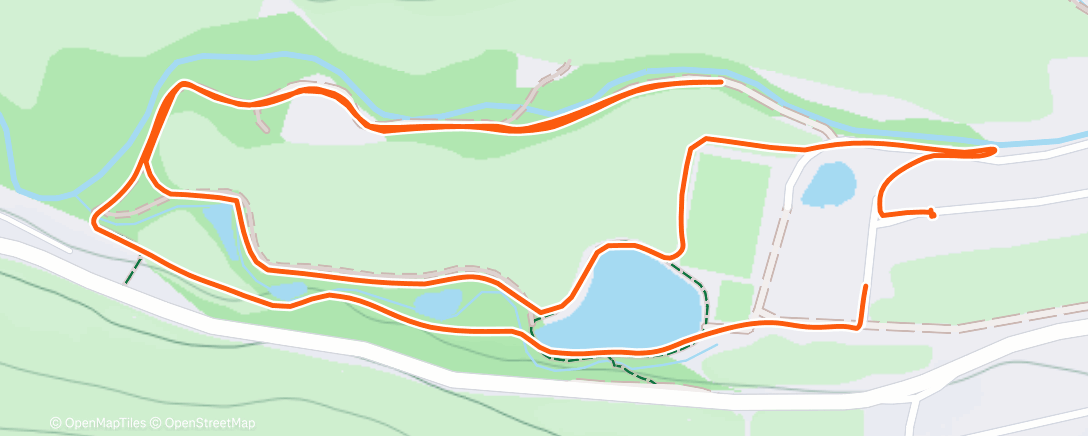 Map of the activity, Evening Walk