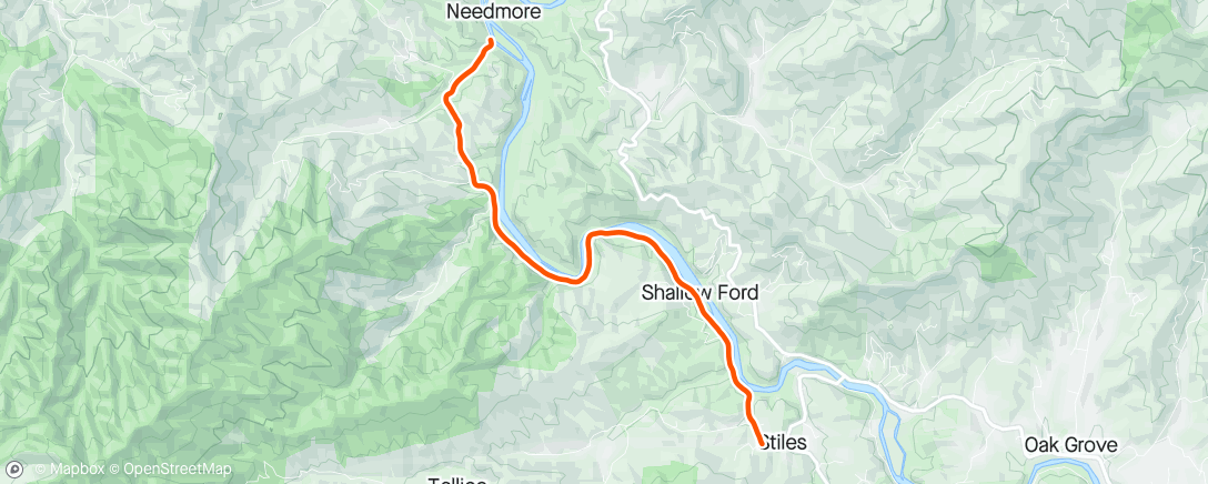 Map of the activity, SMR leg 33