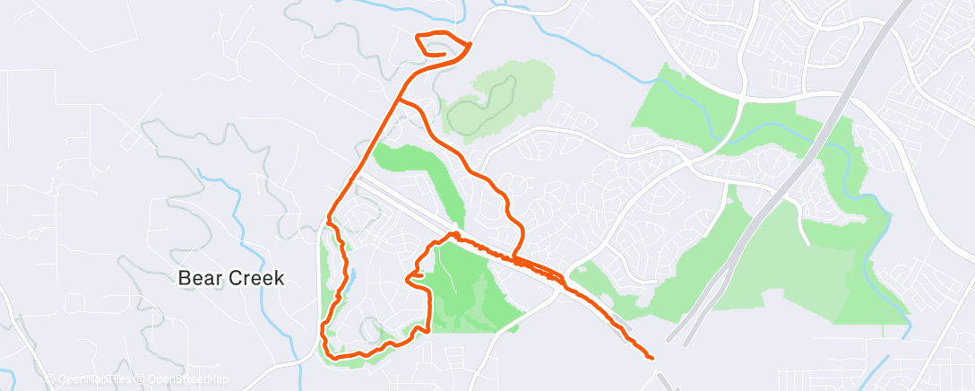 Карта физической активности (Chilly Austin Trails 🥶)