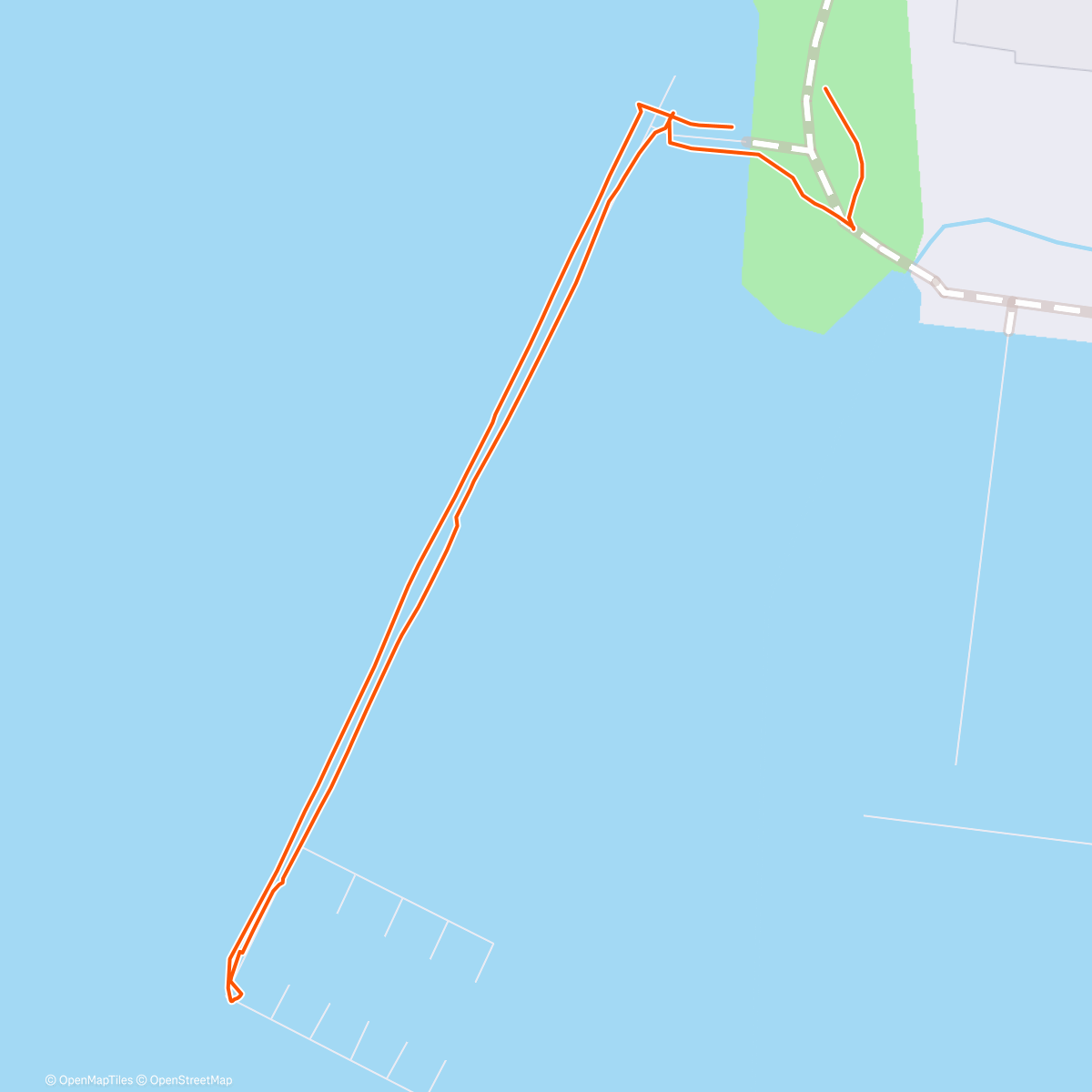 Карта физической активности (Afternoon Walk)