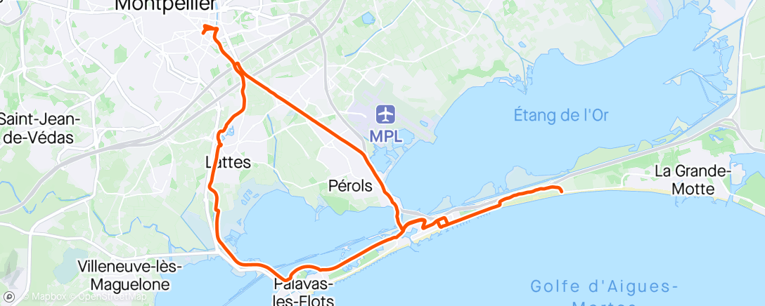 「Vélo du matin」活動的地圖