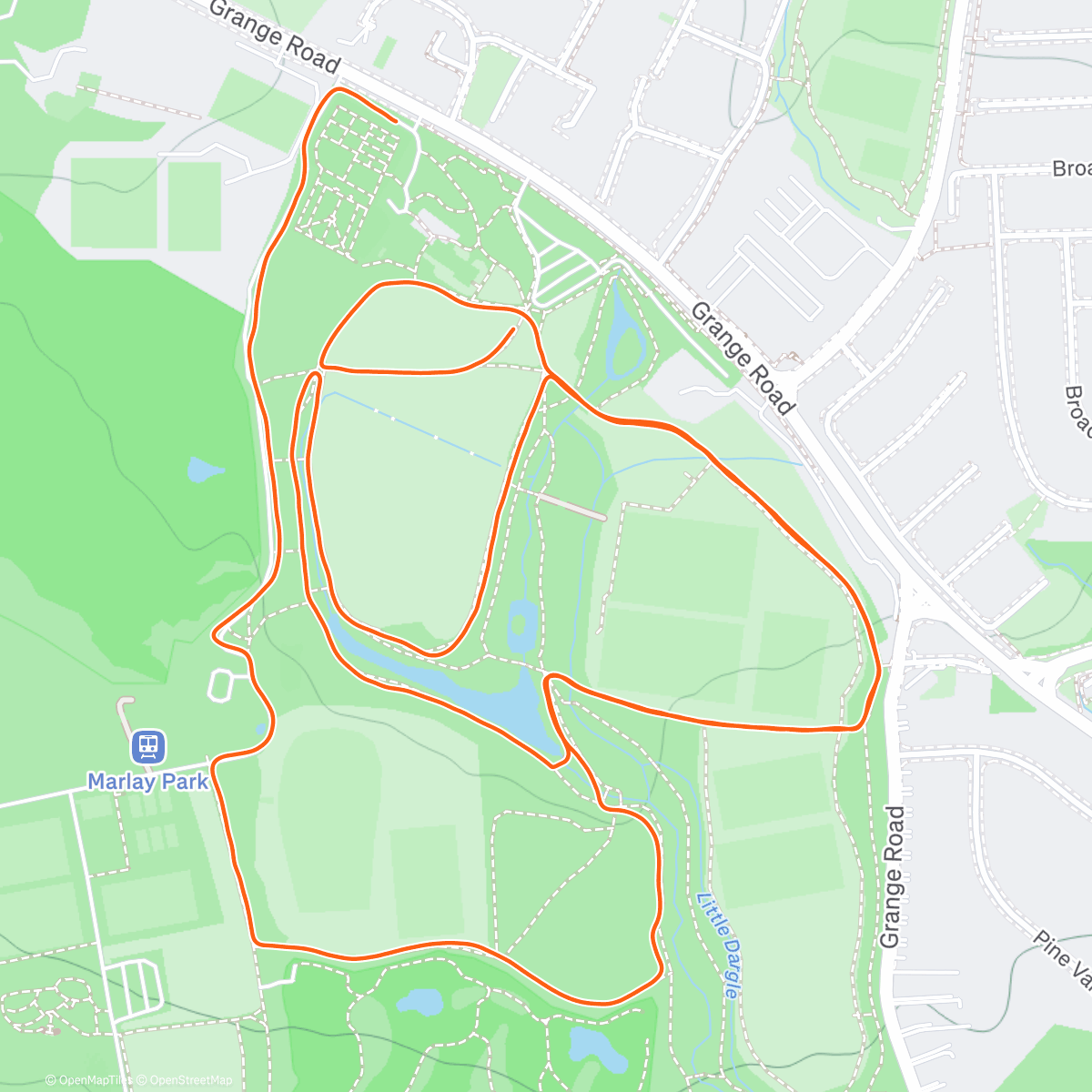 Карта физической активности (🏃5.5k @7:50)