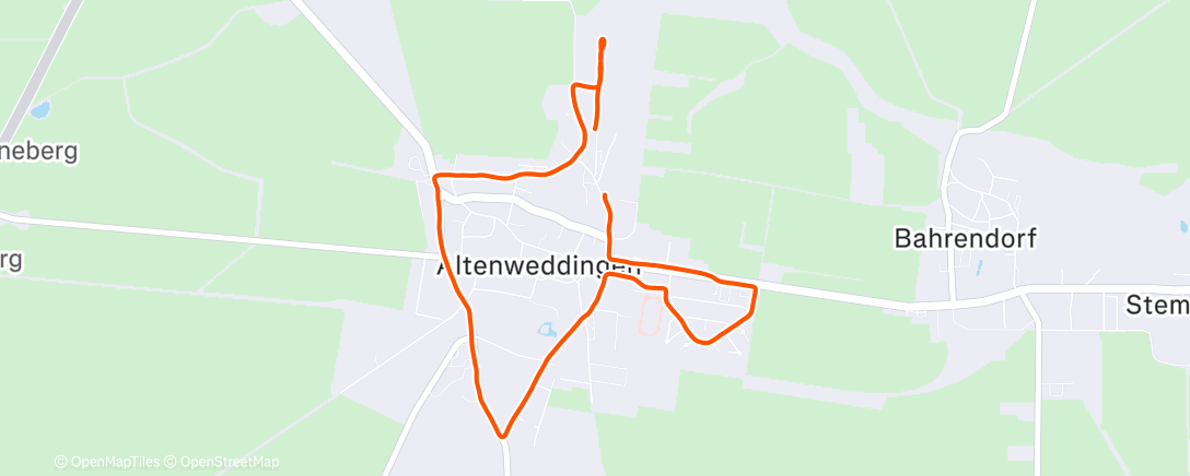 Карта физической активности (Laufen (Outdoor))