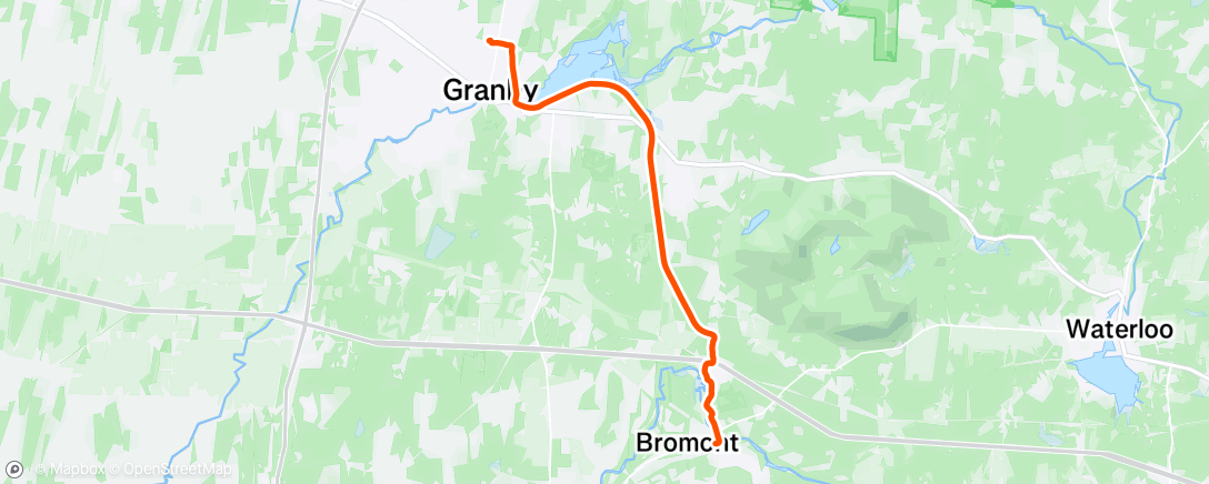 Map of the activity, Sortie vélo dans l'après-midi