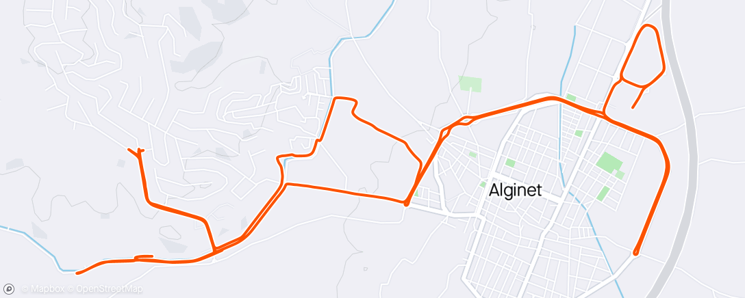 Mapa de la actividad, Alginet
