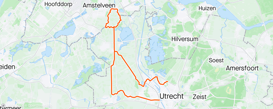 Map of the activity, Groene Hart en Ronde Hoep