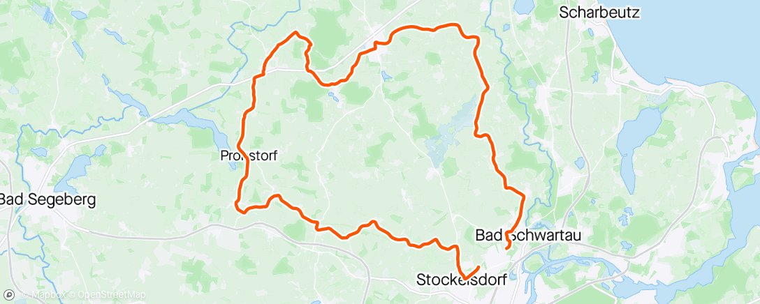 Map of the activity, Fahrt am Nachmittag