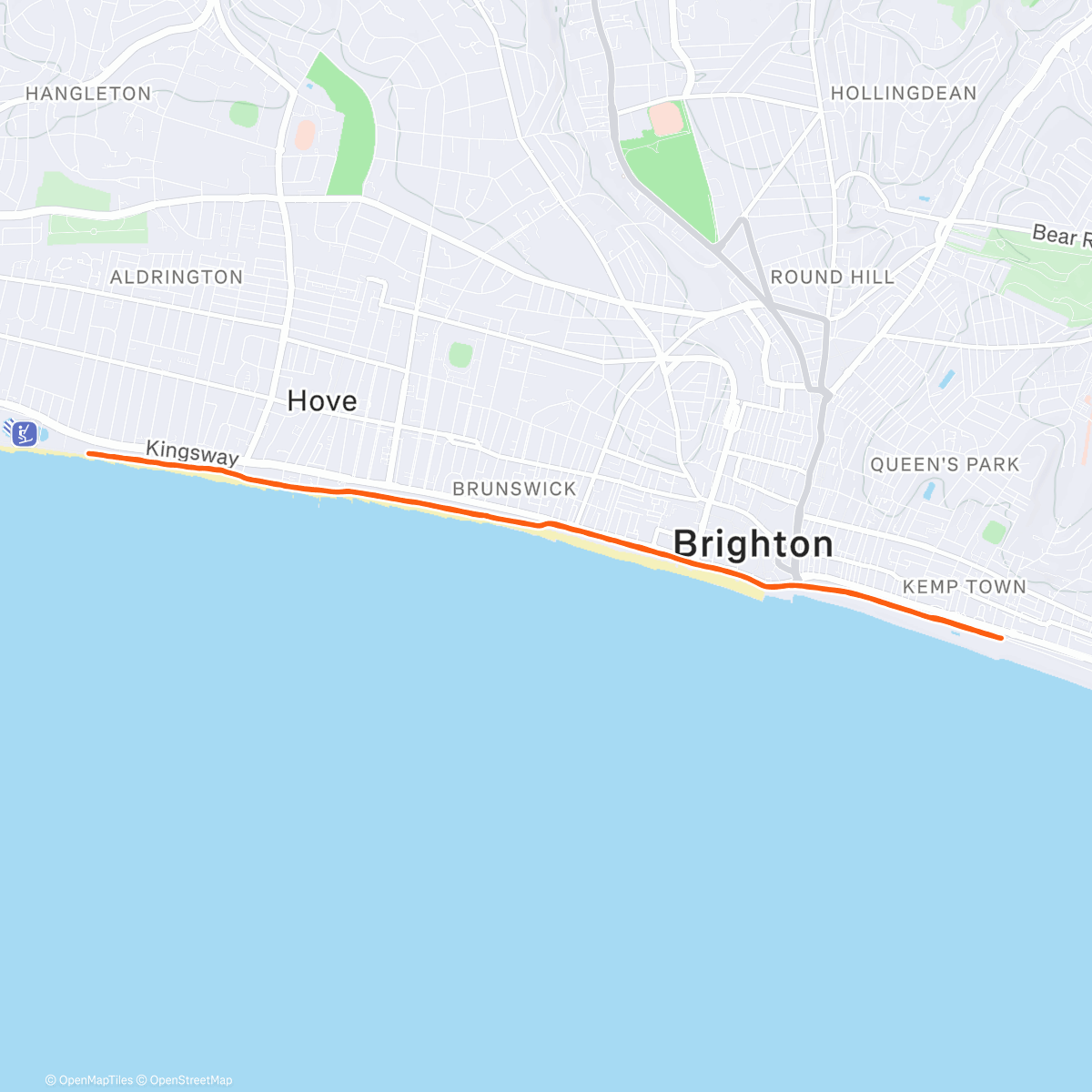 Карта физической активности (Morning Run)