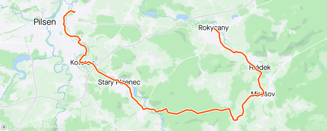 Map of the activity, Just ride,only hard