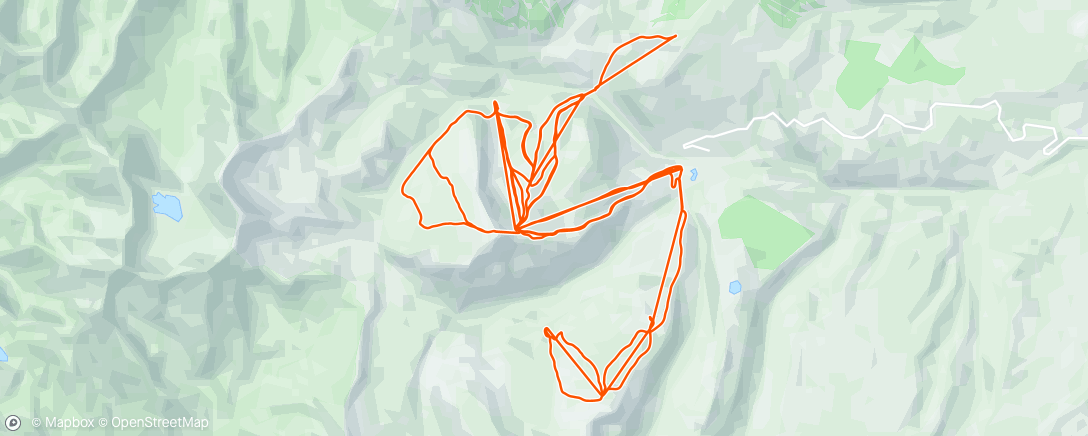 Map of the activity, A great powder day!