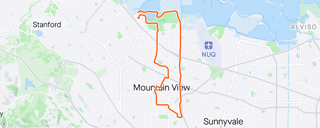 Map of the activity, Fixed gear ride