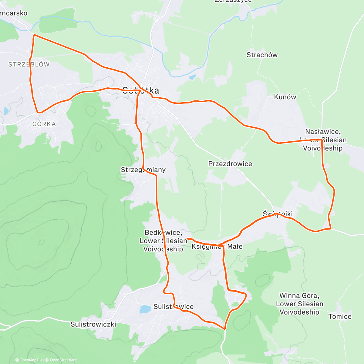 Карта физической активности (Przemiłów)