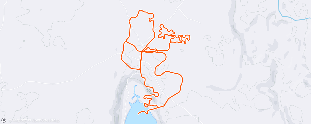 Map of the activity, Zwift - Neon After Party in Makuri Islands