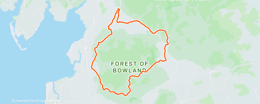 Карта физической активности (Morning Ride)