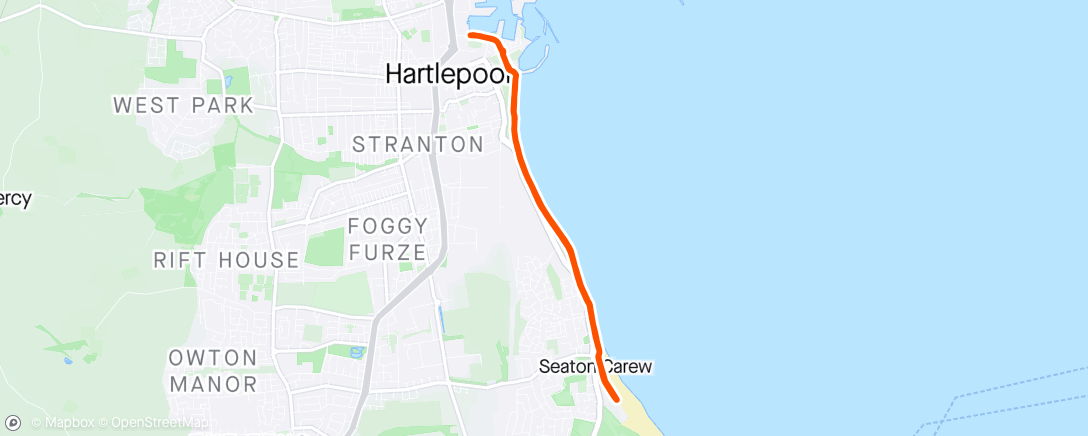 Map of the activity, Hartlepool Marina 5