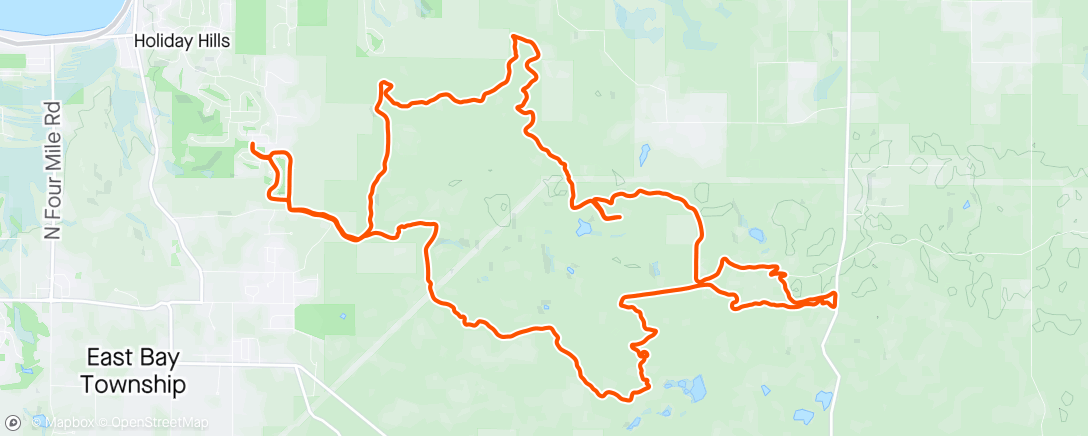 Map of the activity, Recon Ride.