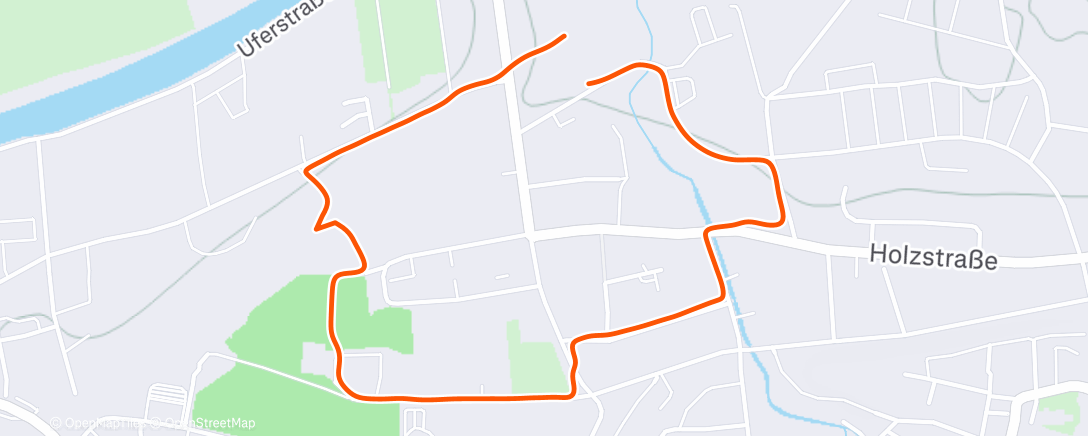 Map of the activity, Afternoon Walk