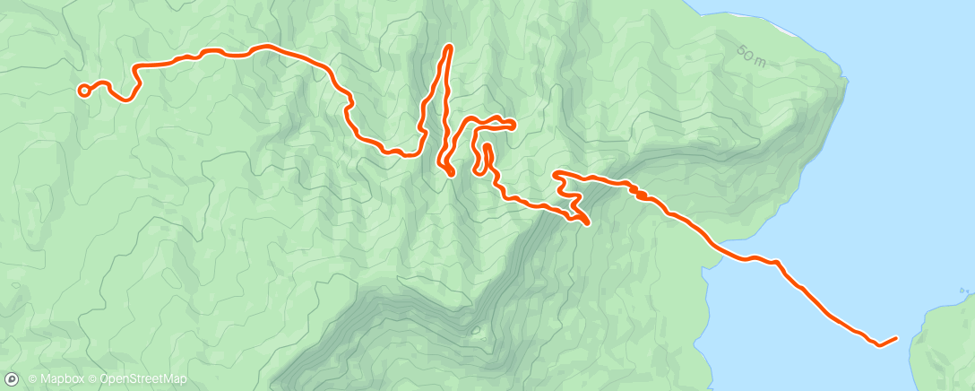 アクティビティ「Zwift - Climb Portal: Col de la Madone at 100% Elevation in Watopia」の地図